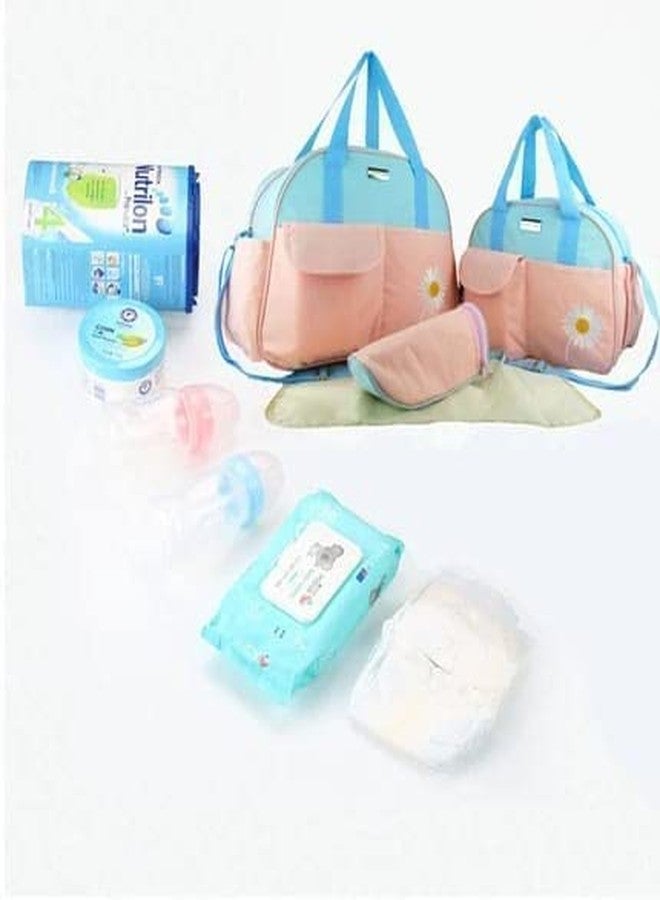 TERXA Cute Combo Bag | Baby Nursing Diaper Tote Bag | Travel Waterproof Hand Bag | Mother Hospital Bag | Travel Accessories (Set of 1,Multicolor) - Image 2